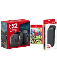 Nintendo Switch 2 Video Game Console with Mario Tennis Fever and Protective Case Bundle