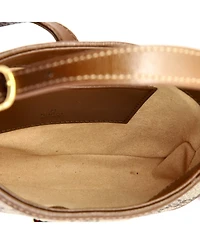 Pre-Owned Gucci Mini Jackie 1961 Hobo Gg Coated Canvas