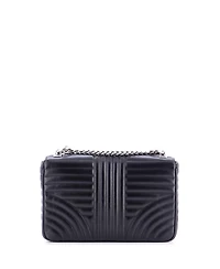 Pre-Owned Prada Chain Flap Shoulder Bag Diagramme Quilted Leather