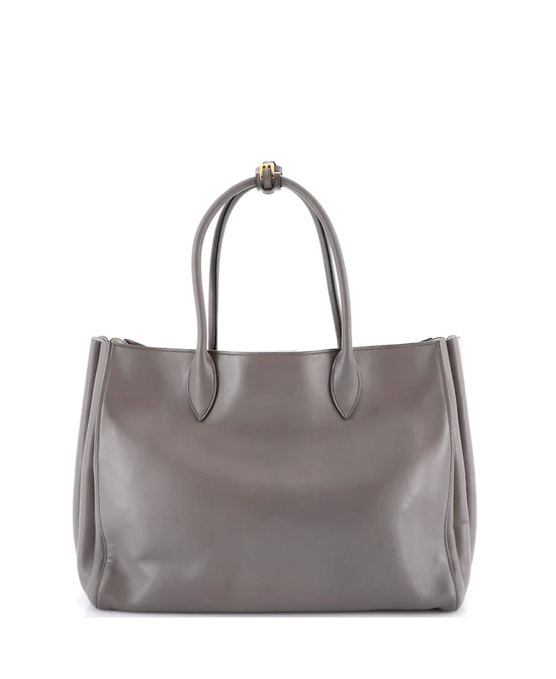 Pre-Owned Prada Soft Bibliotheque Tote City Calfskin
