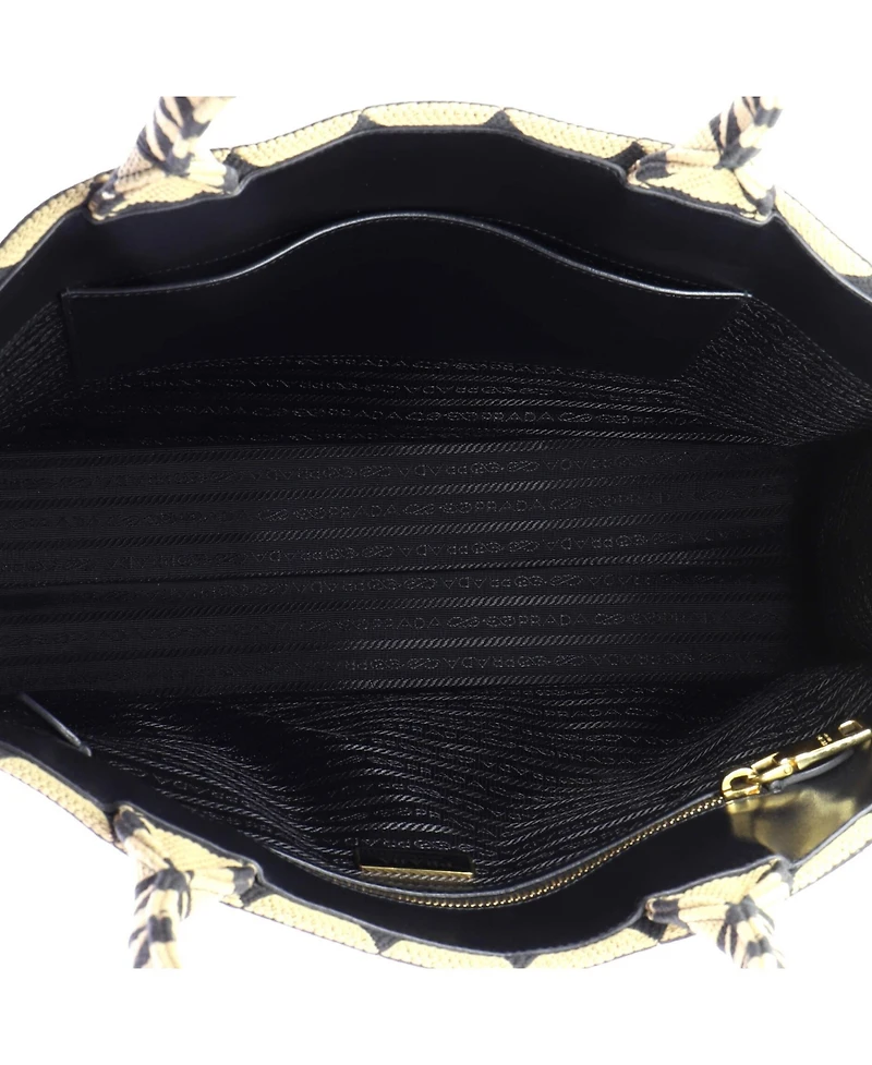 Pre-Owned Prada Large Symbole Shopper Tote Jacquard