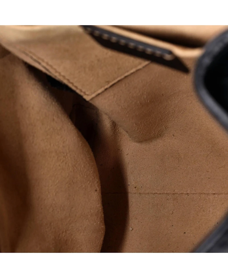 Pre-Owned Gucci Mini Padlock Backpack Guccissima Leather