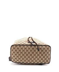 Pre-Owned Gucci Medium Drawstring Backpack Gg Canvas