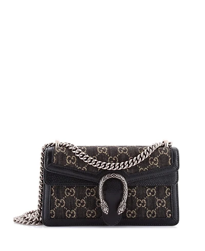 Pre-Owned Gucci Small Dionysus Bag Gg Denim