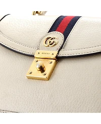 Pre-Owned Gucci Small Ophidia Flap Top Handle Bag Leather