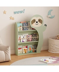 Rainsken Sloth Kids Bookshelf