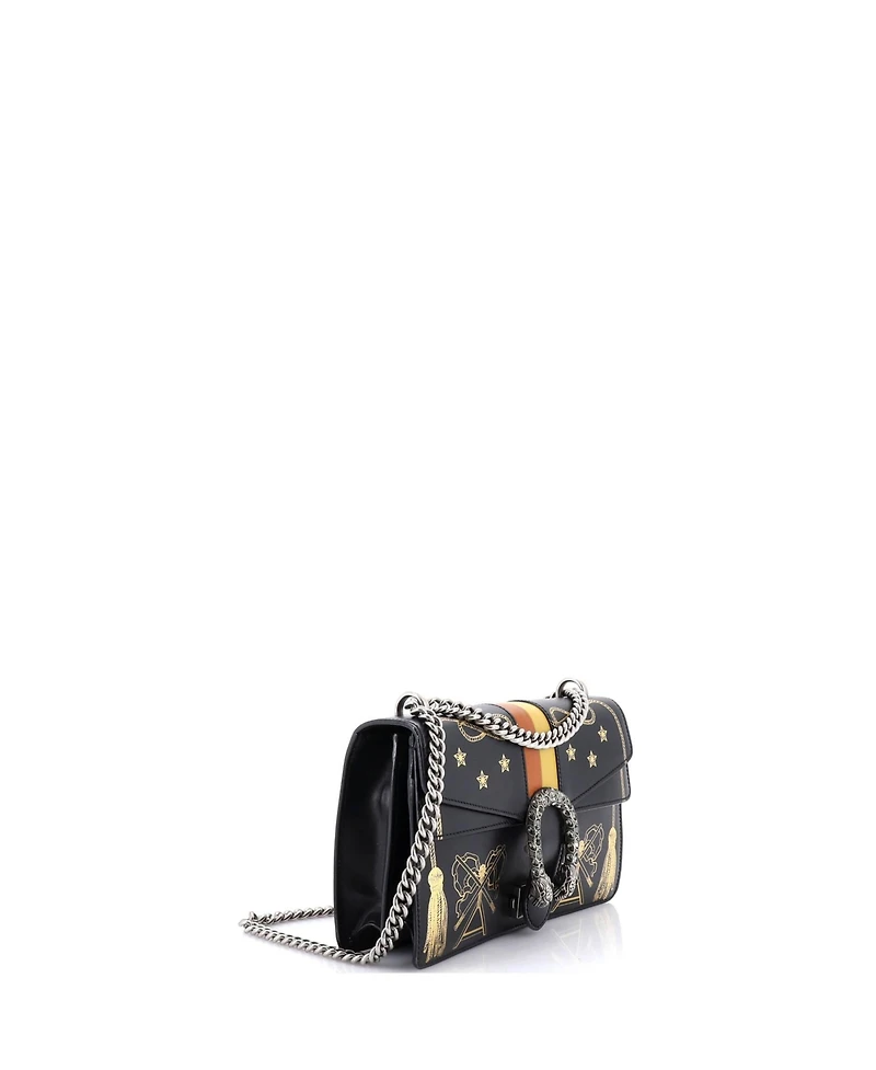 Pre-Owned Gucci Small Dionysus Bag Printed Leather