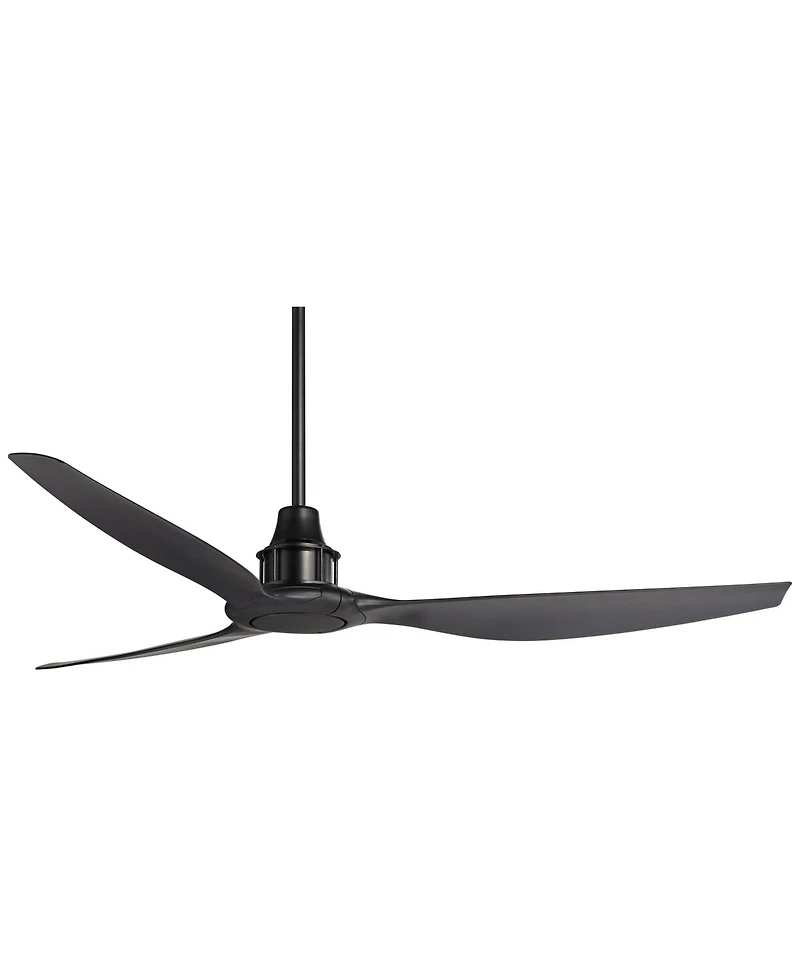 Casa Vieja 58" Modern Contemporary 3 Blade Indoor/Outdoor Damp Rated Ceiling Fan with Remote