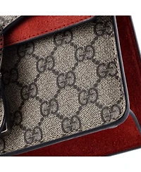Pre-Owned Gucci Mini Dionysus Bag Gg Coated Canvas