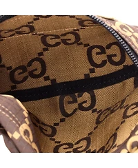 Pre-Owned Gucci Ripstop Belt Bag Gg Nylon and Leather