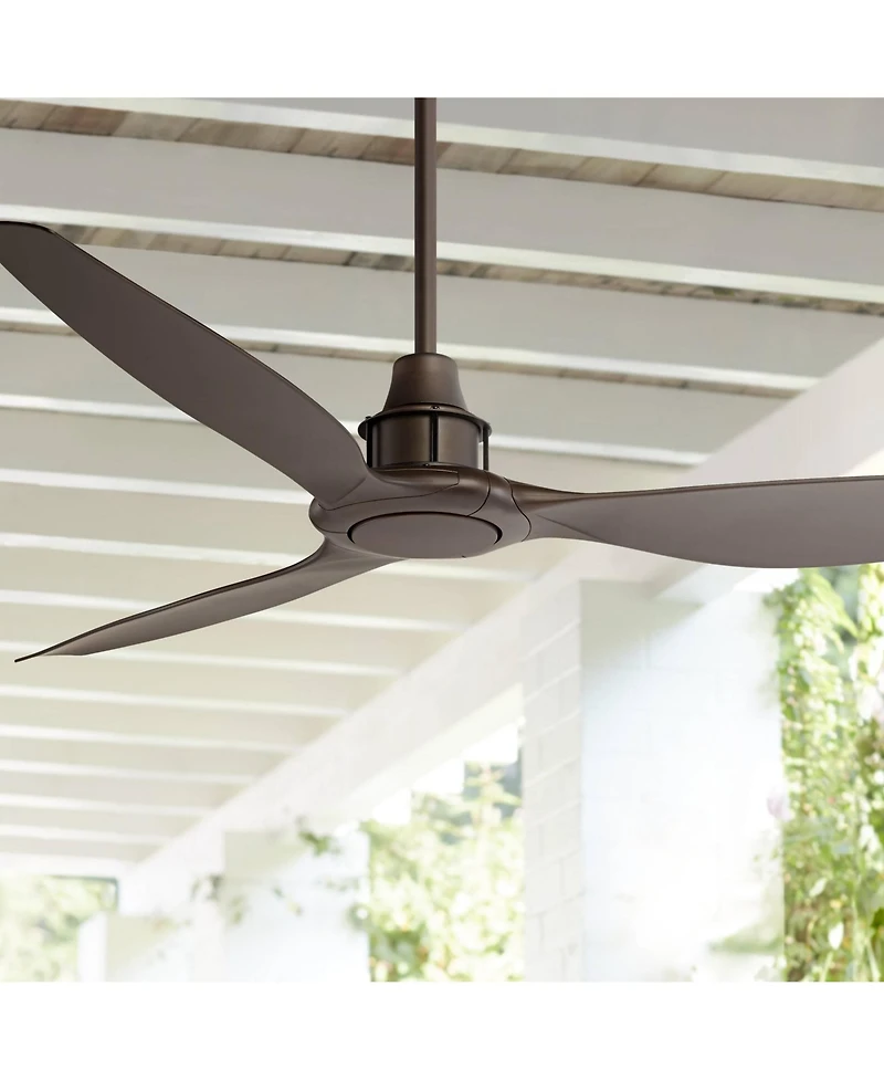 Casa Vieja 58" Modern Indoor Outdoor Ceiling Fan with Remote