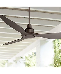Casa Vieja 58" Modern Indoor Outdoor Ceiling Fan with Remote