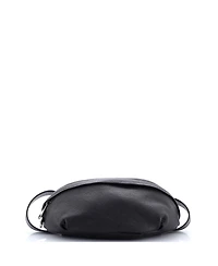 Pre-Owned Gucci Logo Belt Bag Leather with Gg Coated Canvas