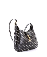 Pre-Owned Gucci Medium x Balenciaga The Hacker Project Jackie 1961 Hobo Printed Leather