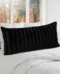 Cheer Collection Textured Long Decorative Pillow, 18" x 40"