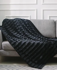 Cheer Collection Textured Decorative Throw, 108" x 88"