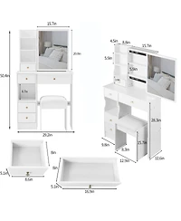 Rainsken Makeup Vanity Desk Set