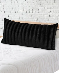 Cheer Collection Textured Long Decorative Pillow, 18" x 40"