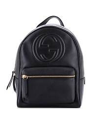 Pre-Owned Gucci Soho Chain Backpack Leather