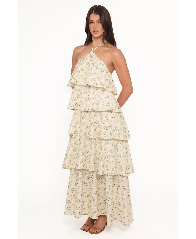 Petal and Pup Women's Darlia Halterneck Maxi Dress