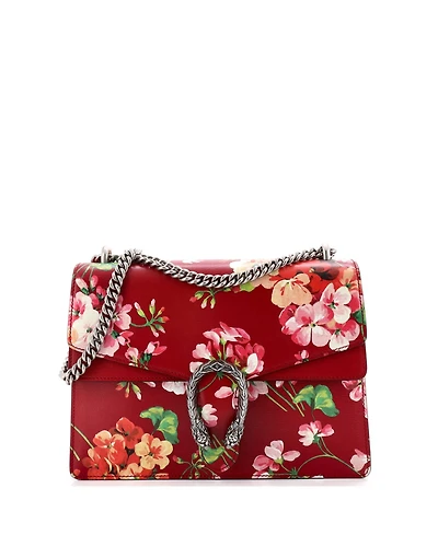 Pre-Owned Gucci Medium Dionysus Bag Blooms Print Leather