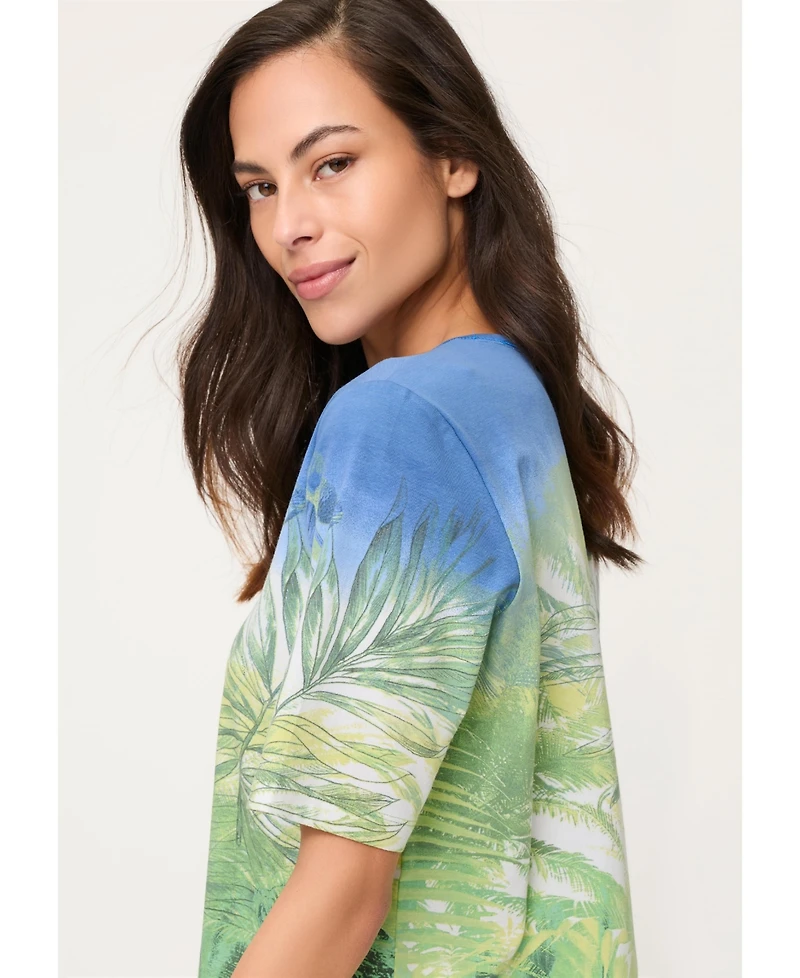 Olsen Women's Botanical Print T-Shirt