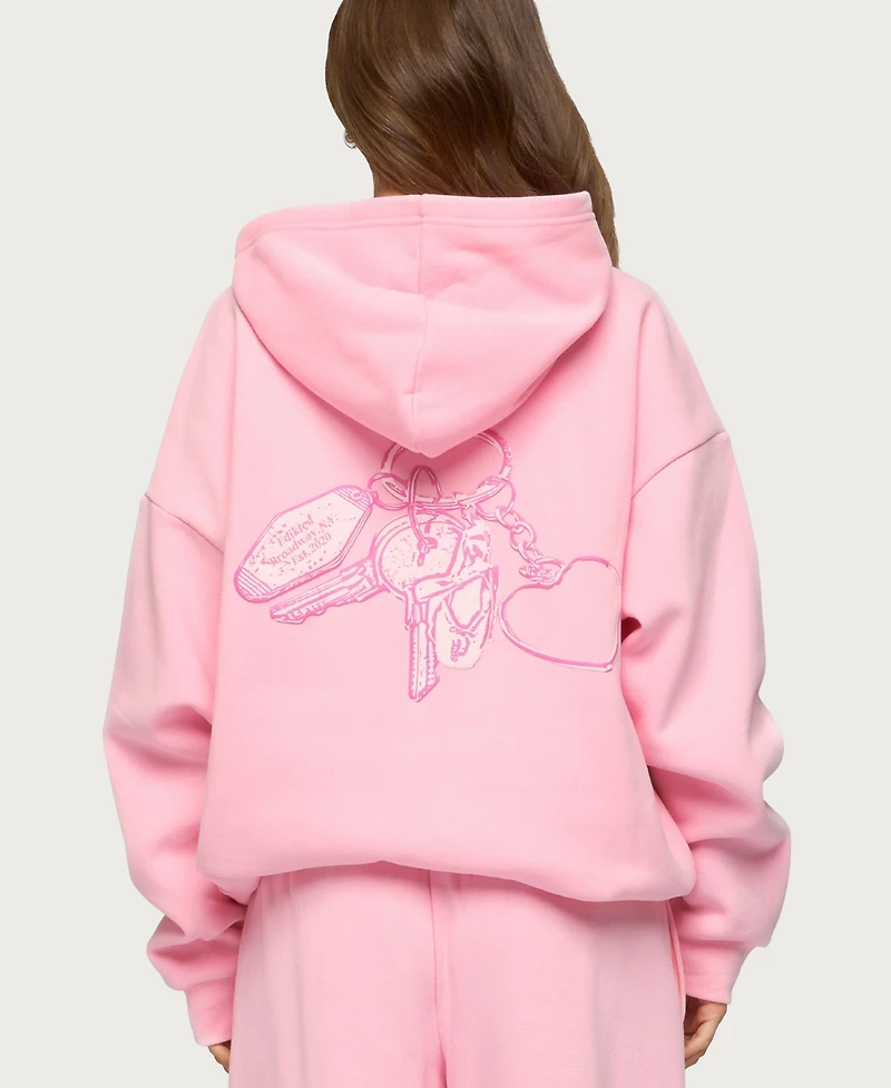 Edikted Women's Keychain Cutie Hoodie