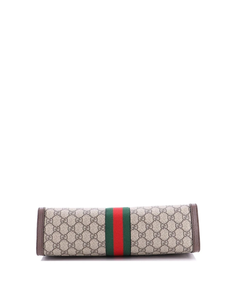 Pre-Owned Gucci Medium Ophidia Chain Shoulder Bag Gg Coated Canvas