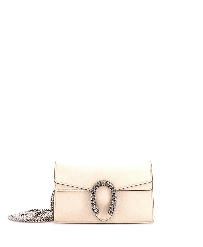 Pre-Owned Gucci Super Mini Dionysus Bag Leather