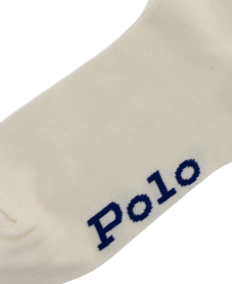 Polo Ralph Lauren Women's Floral Bear Crew Socks, 3-Pack