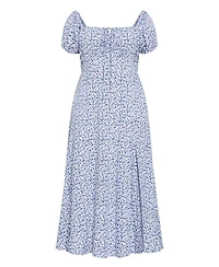 City Chic Women's Abbie Print Maxi Dress