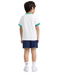 Nike Boys' 4-7 Dri-fit Baseball Character Short-Sleeve T-Shirt and Shorts, 2-Piece Set