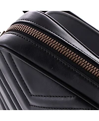 Pre-Owned Gucci Gg Marmont Square Belt Bag Matelasse Leather