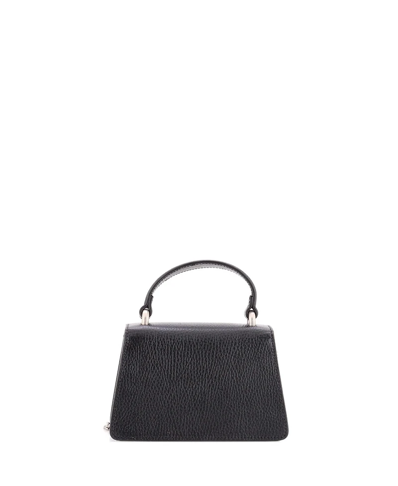 Pre-Owned Gucci Mini Dionysus Top Handle Bag Leather with Crystals