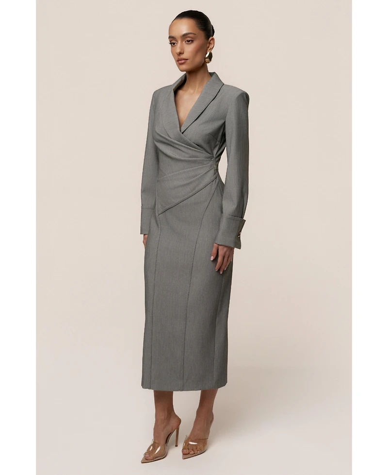 Jluxlabel Women's Manifest Blazer Midi Dress