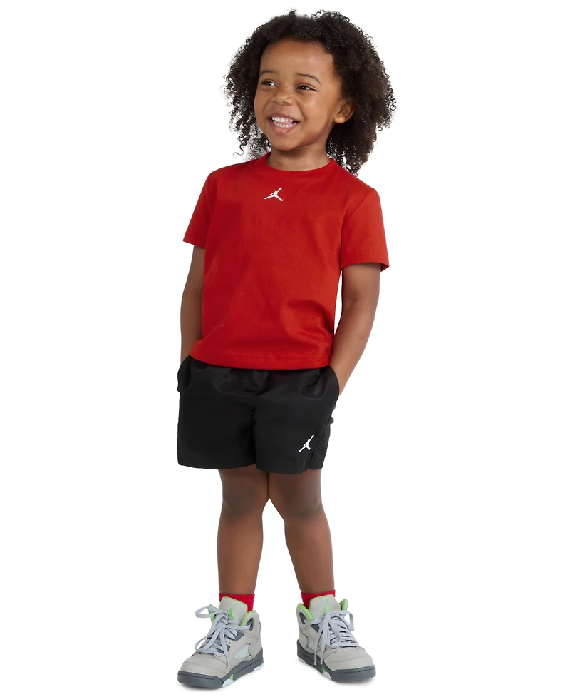 Jordan Toddler Boys Dri-fit Jumpman Woven Play Jersey T-Shirt & Mesh Shorts, 2 Piece Set