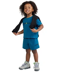 Jordan Boys' Toddler 2T-4T T-Shirt and Shorts, 2-Piece Set