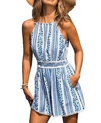 Cupshe Women's Shine Through Floral Romper