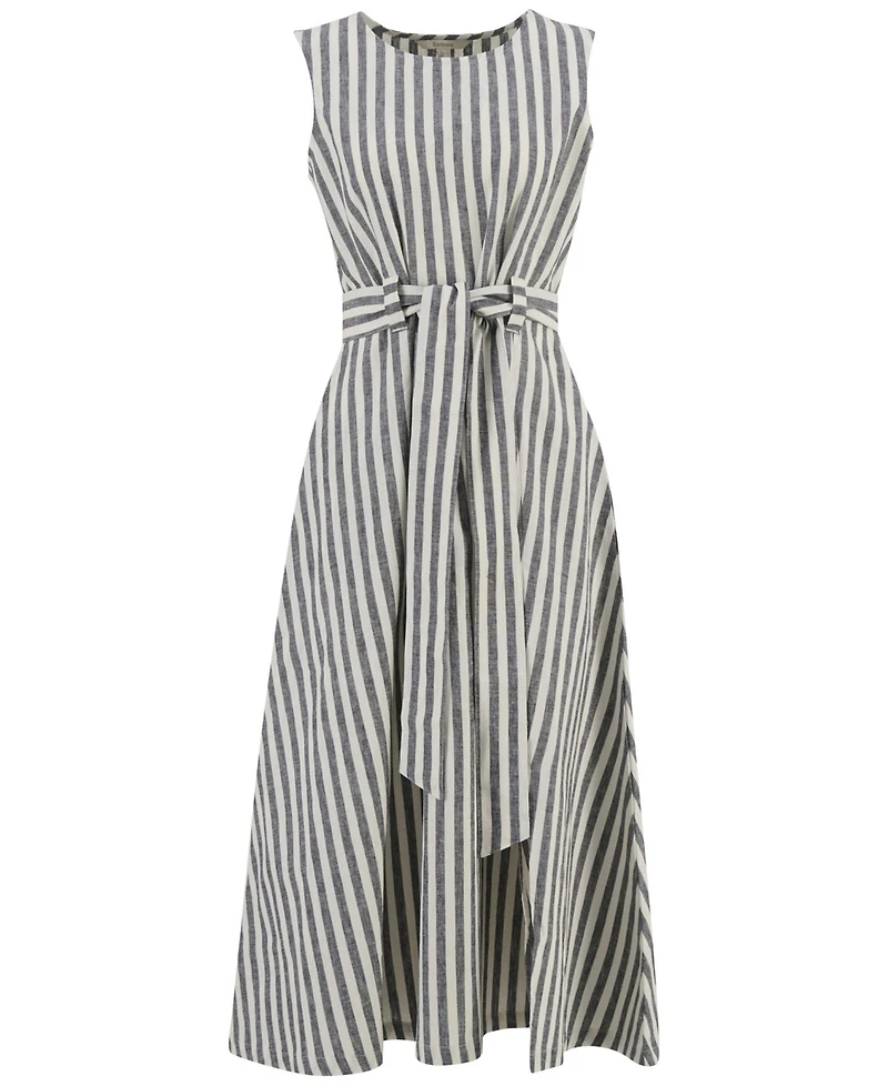 Barbour Women's Inez Sleeveless Striped Midi Dress