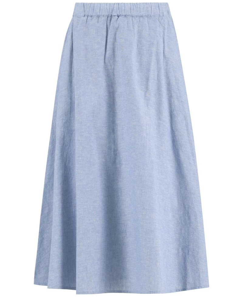 Barbour Women's Sutton Chambray Midi Skirt