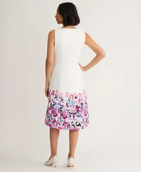 Kasper Women's Sleeveless Floral Midi Dress