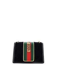 Pre-Owned Gucci Small Sylvie Shoulder Bag Gg Velvet