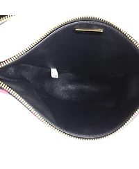 Pre-Owned Prada Mini Double Symbole Triangle Bag Leather and Jacquard
