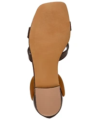 Steve Madden Women's Olivia Embellished Bangle Full Zip Flat Sandals