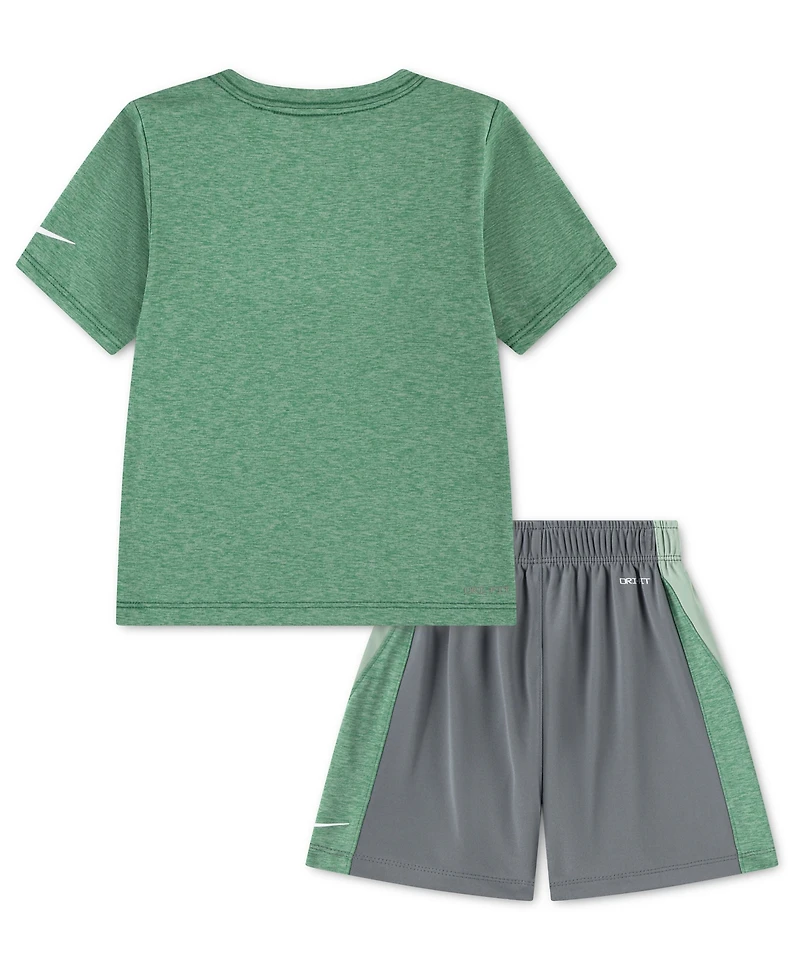 Nike Toddler Boys' 2T-4T Short-Sleeve T-Shirt and Shorts, 2-Piece Set