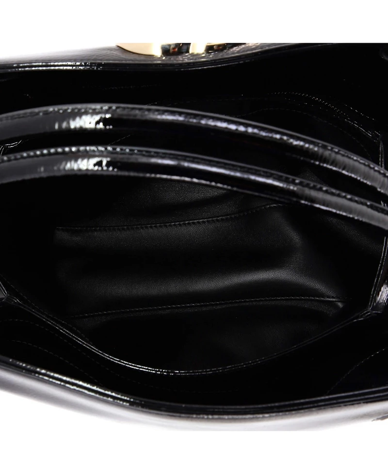 Pre-Owned Gucci Medium Double G Top Handle Bag Patent