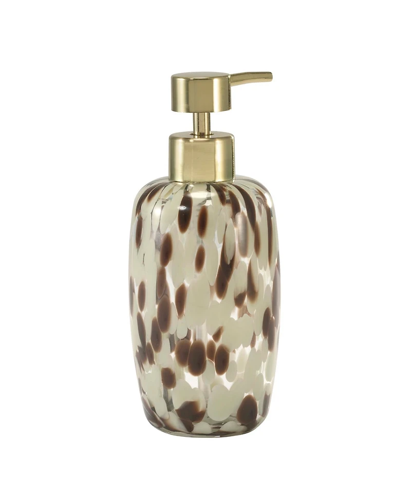 Nicole Miller Safari 7" Decorative Soap and Lotion Dispenser