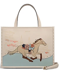 Radley London Kentucky Derby 26 Small Zip-Top Satchel Handbag