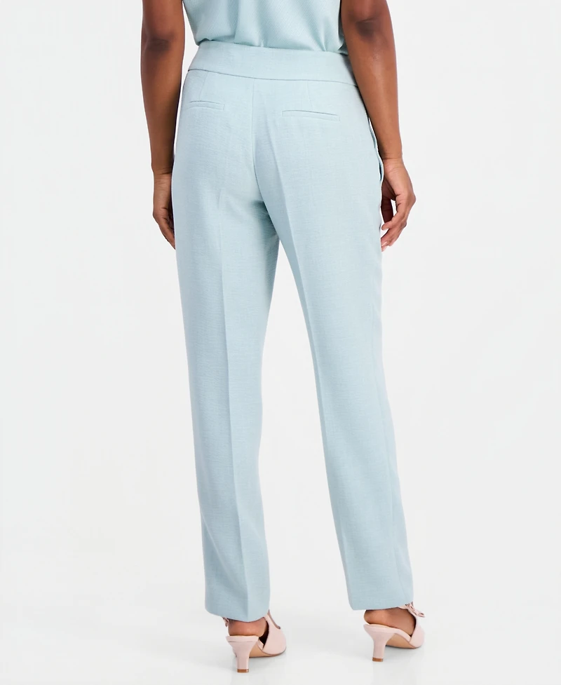 Kasper Women's High Rise Straight-Leg Pants, Regular & Petite