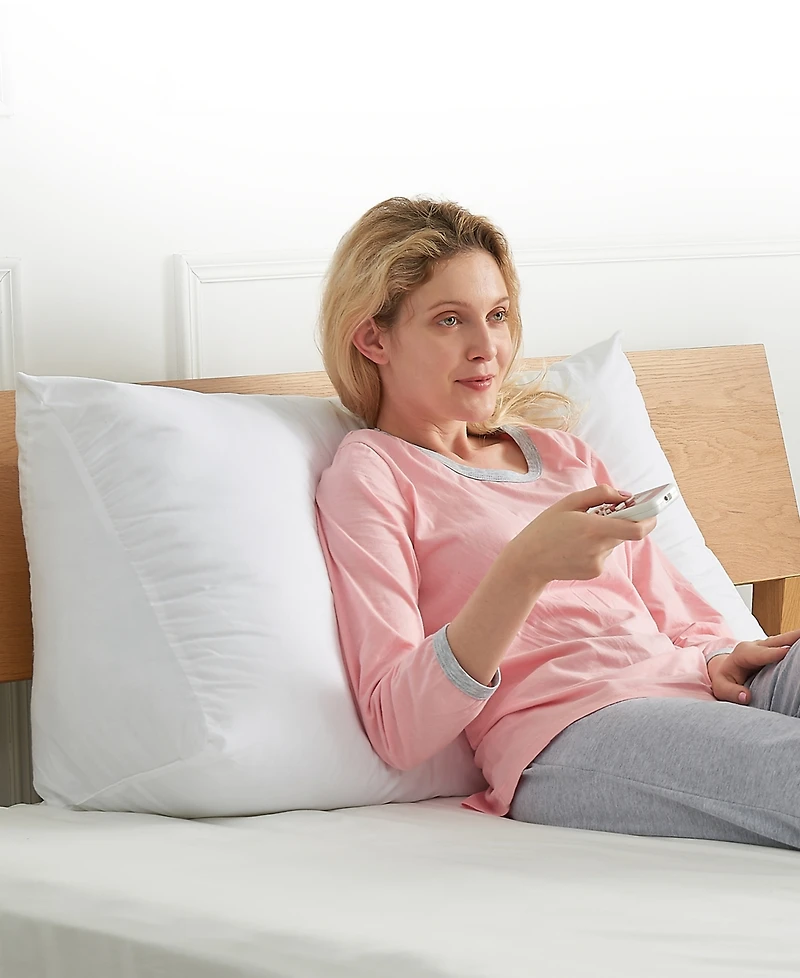 Cheer Collection Bed Wedge Pillow, 18" x 36"